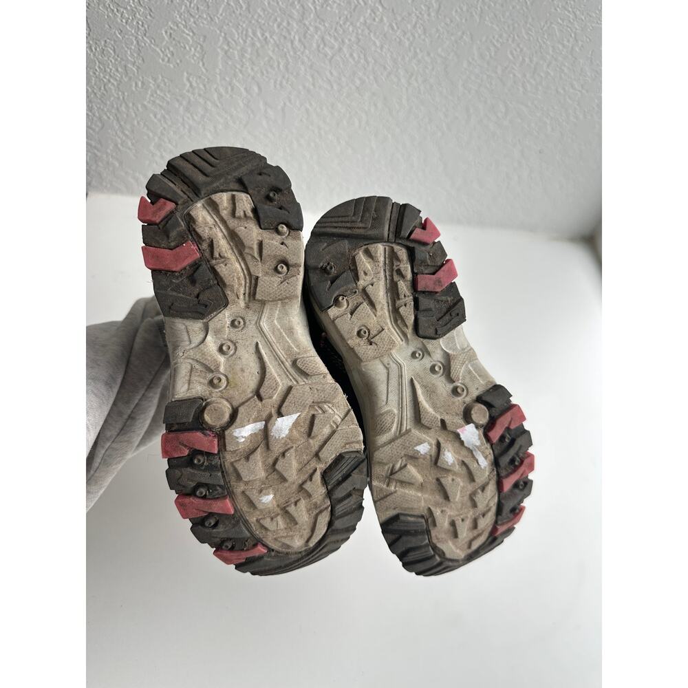 Girls Black & Pink Hiking Boots Size 11 Trail Sneakers - Picture 5 of 6